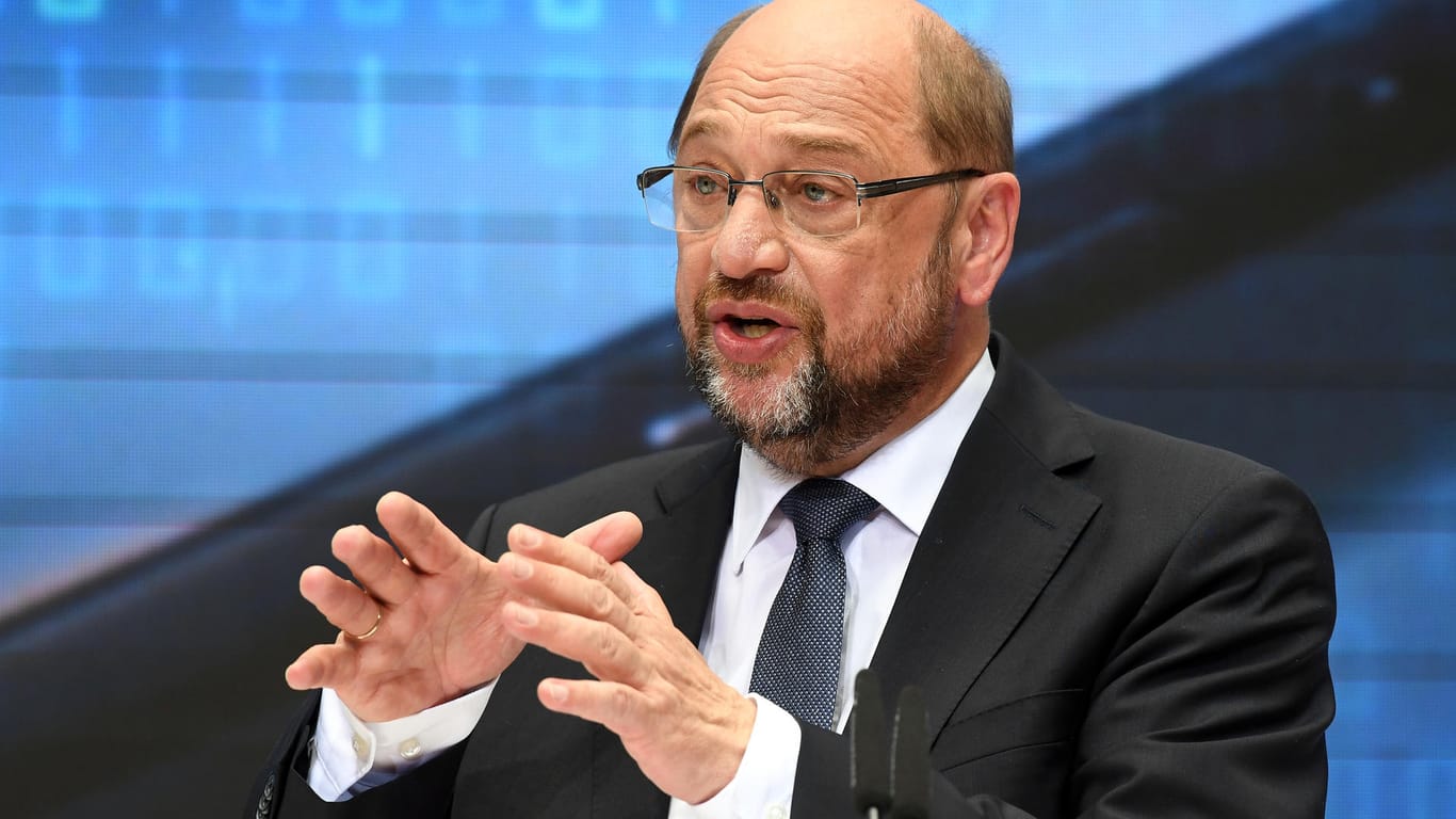 SPD-Kanzlerkandidat Martin Schulz präsentiert seinen Zukunftsplan "Das moderne Deutschland - Zukunft, Gerechtigkeit, Europa".