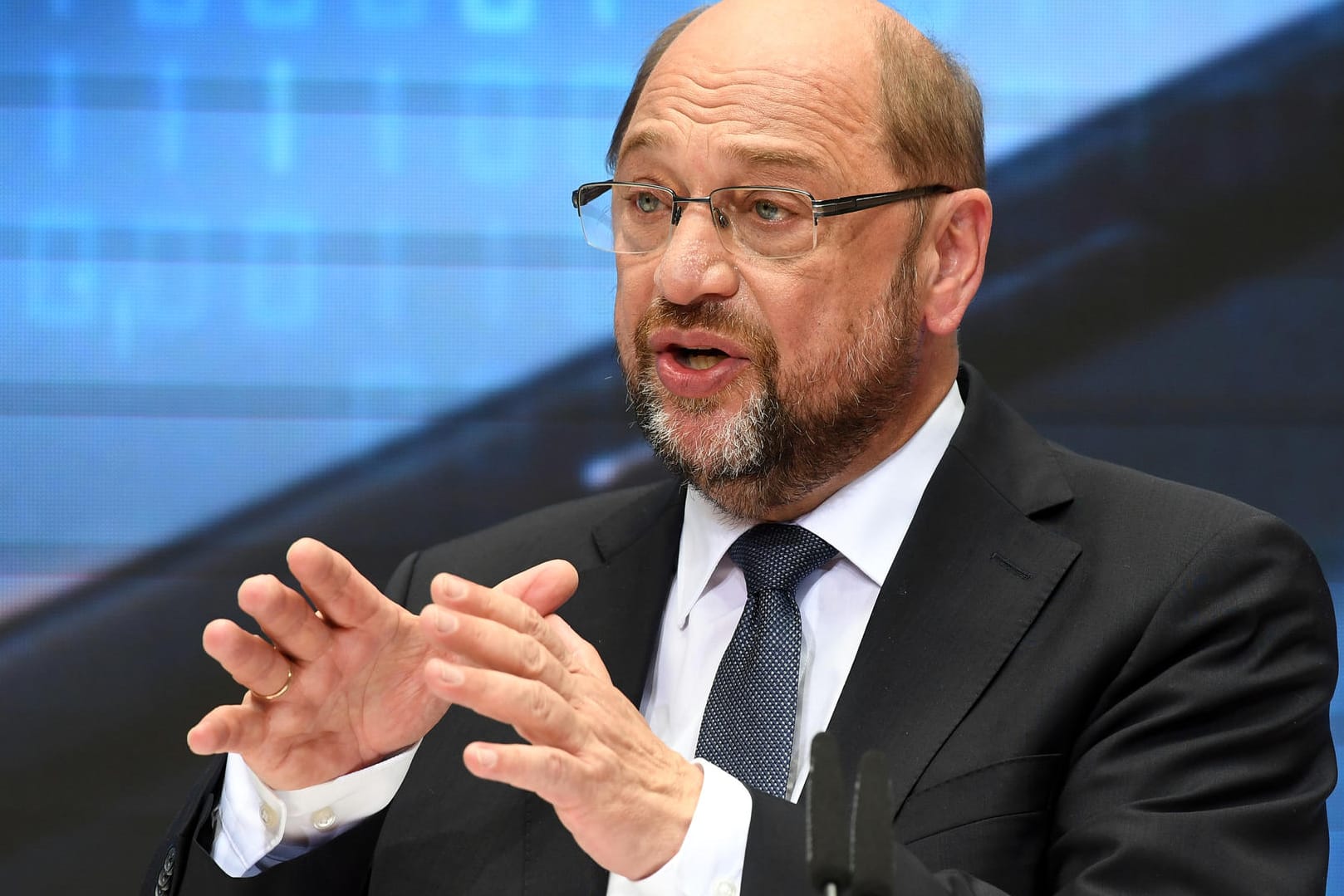 SPD-Kanzlerkandidat Martin Schulz präsentiert seinen Zukunftsplan "Das moderne Deutschland - Zukunft, Gerechtigkeit, Europa".