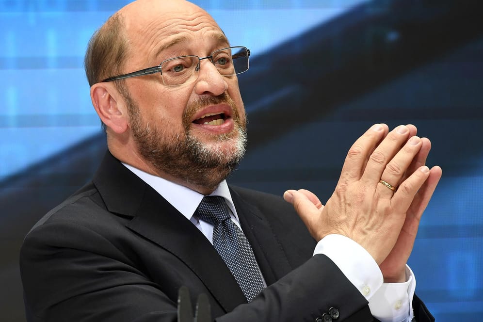 SPD-Kanzlerkandidat Martin Schulz präsentiert in Berlin seinen Zukunftsplan "Das moderne Deutschland - Zukunft, Gerechtigkeit, Europa".