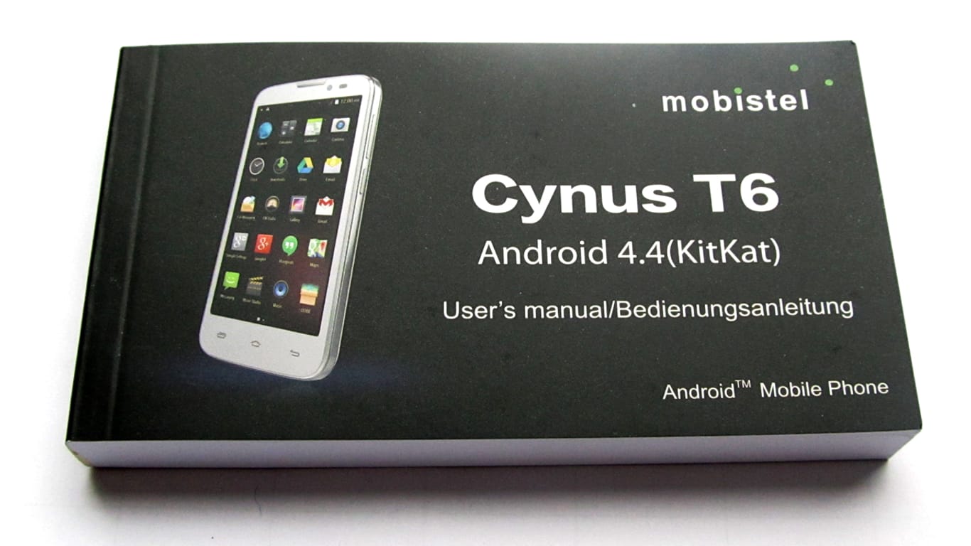 Das Smartphone Cynus T6 von Mobistel.