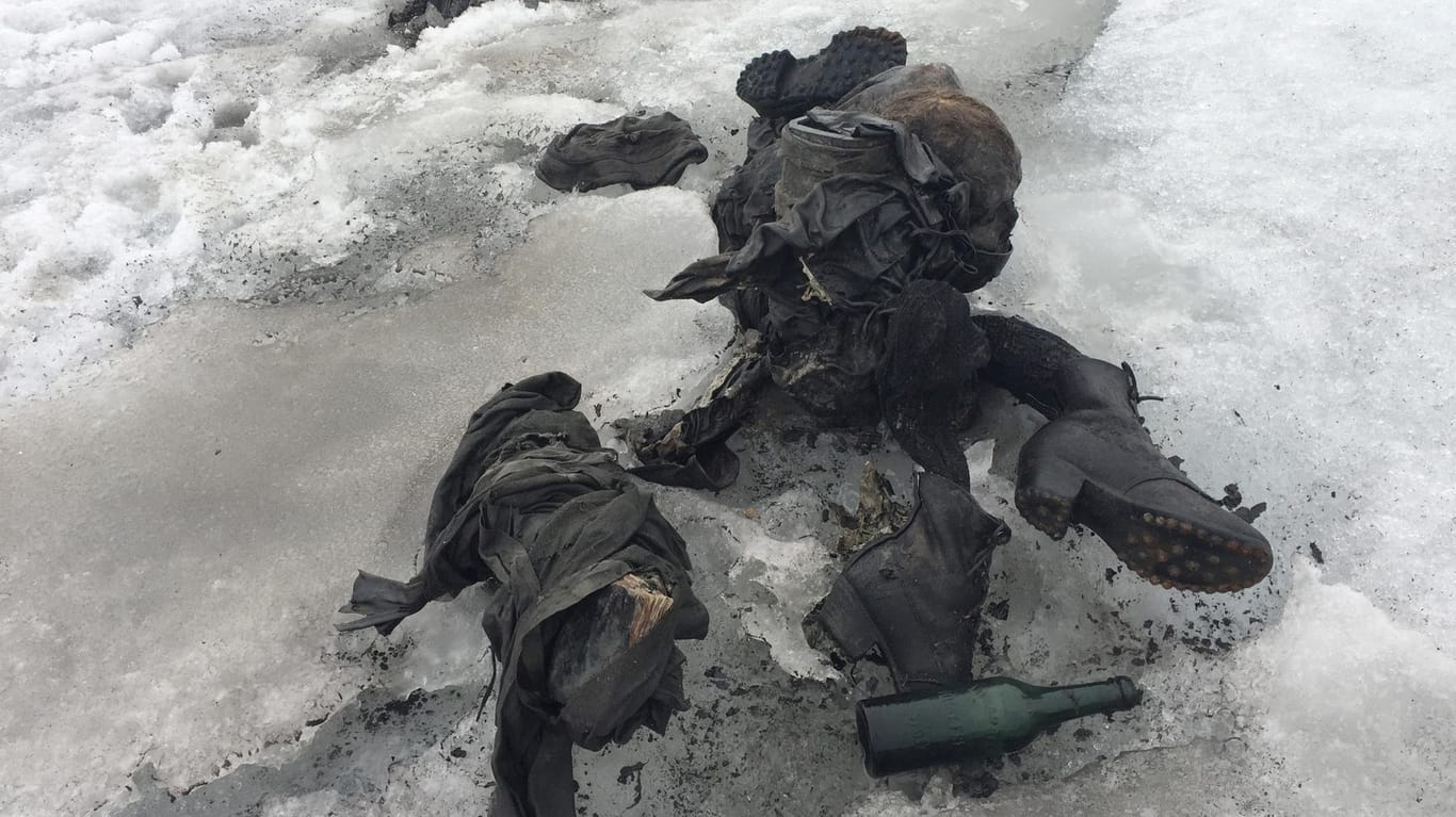 Die zwei Leichen waren vergangene Woche auf dem Tsanfleurongletscher in den Schweizer Alpen gefunden worden.