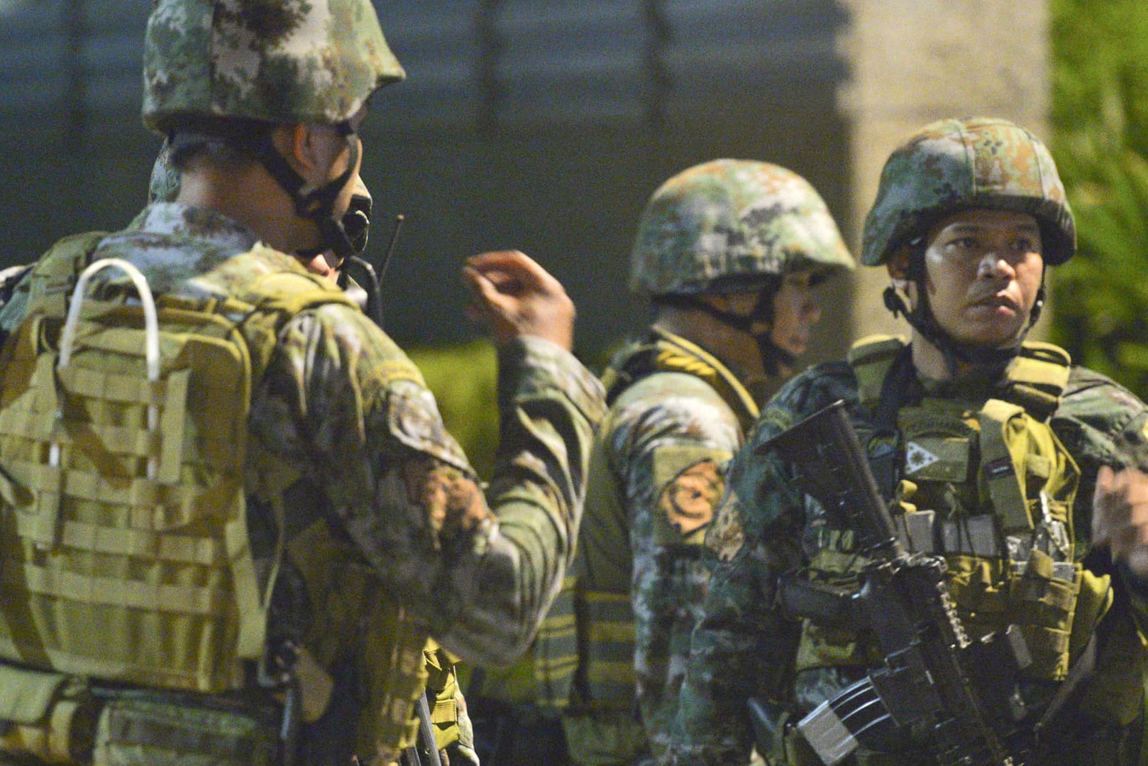 Spezialeinheiten der Polizei in Manila. (Archivbild)