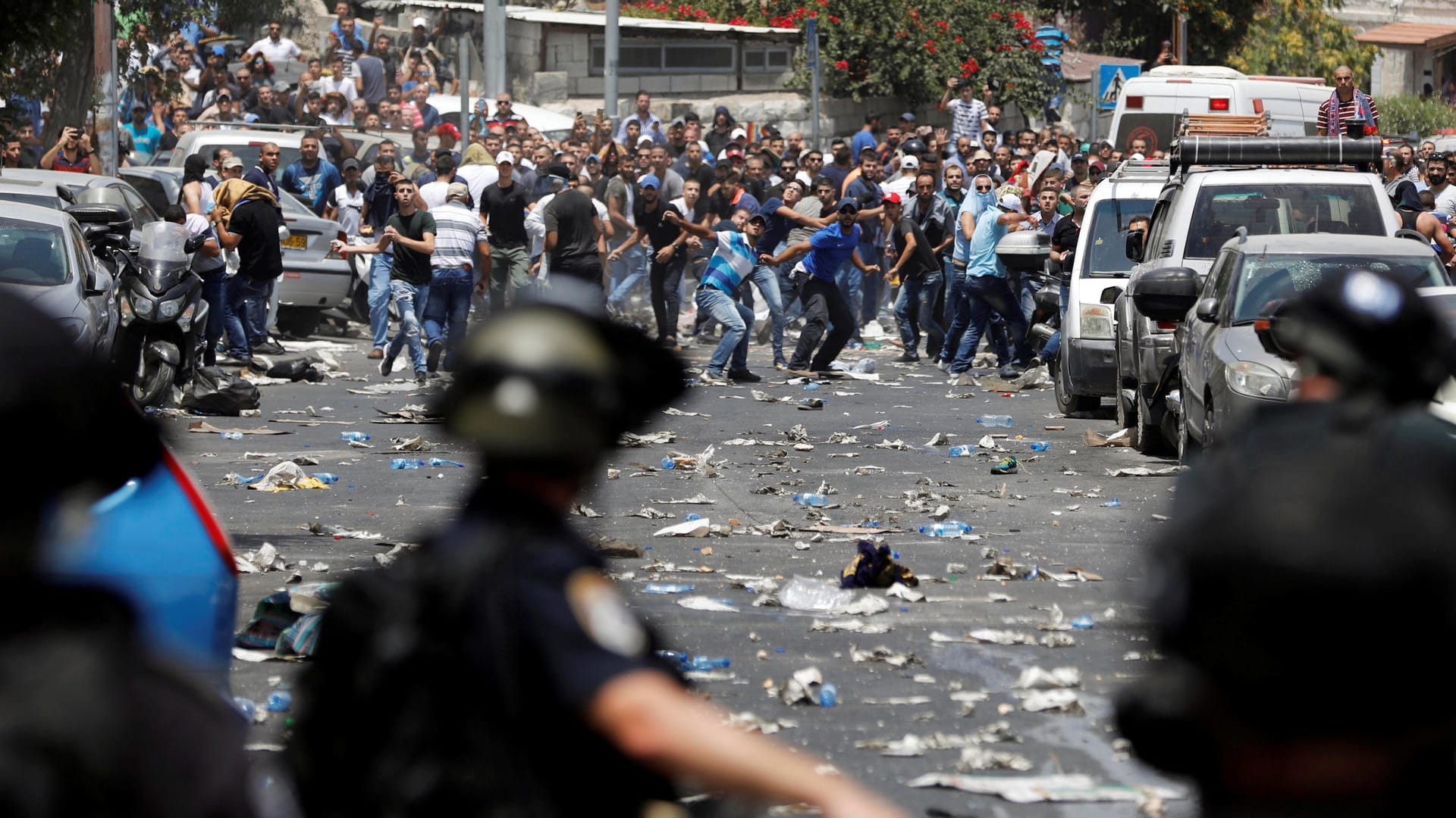 Ausschreitungen in Jerusalem