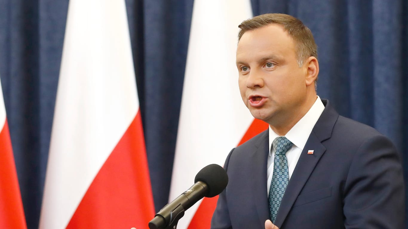Der polnische Präsident Andrzej Duda will die Justizreform der Regierung nicht absegnen.