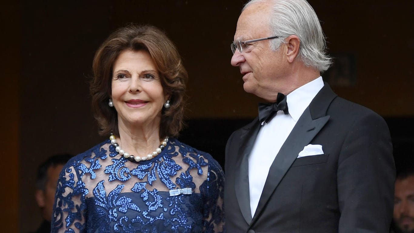 Königin Silvia von Schweden und König Carl Gustaf von Schweden waren die Stargäste des Abends.