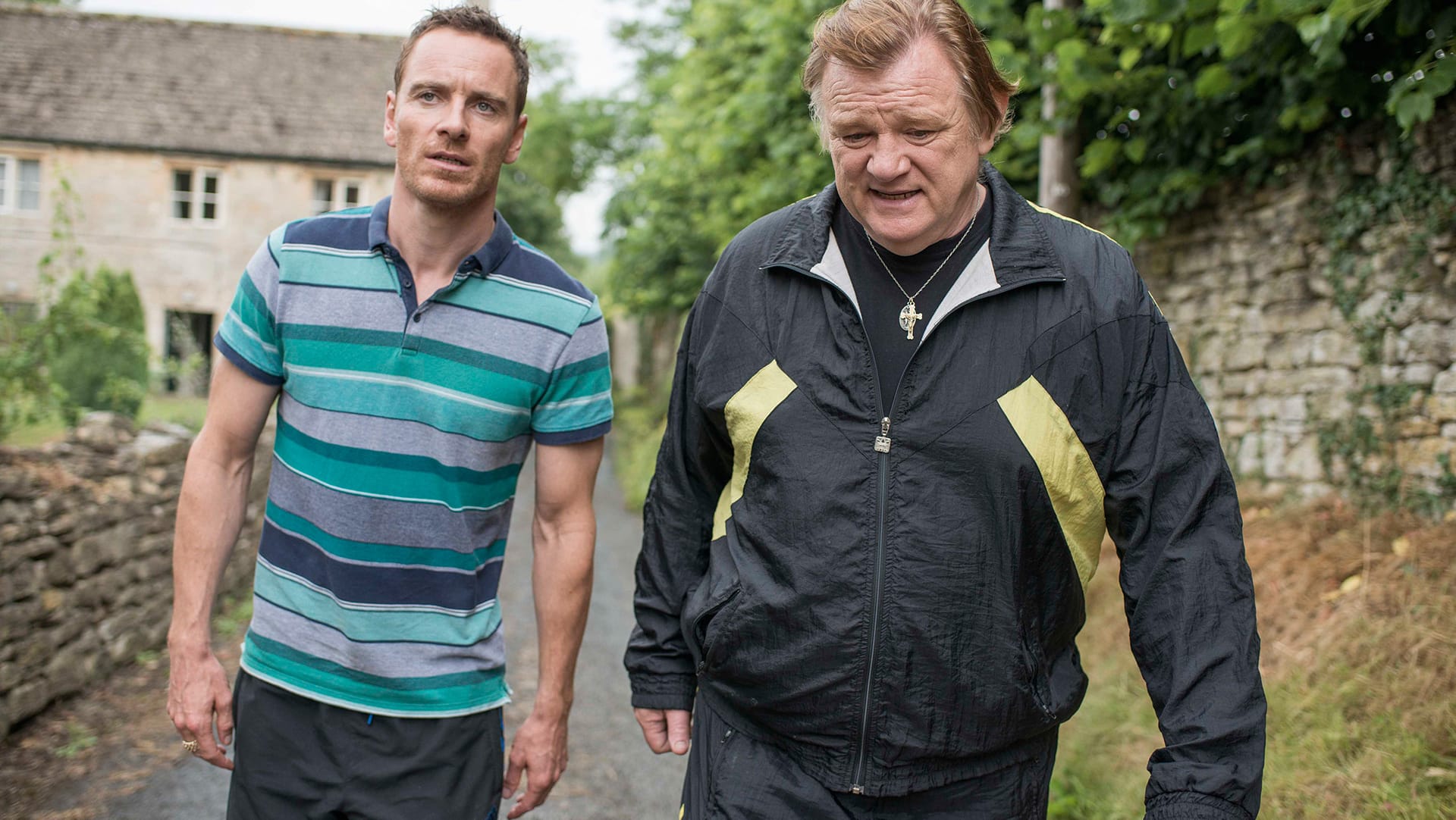 Michael Fassbender und Brendan Gleeson in "Das Gesetz der Familie".