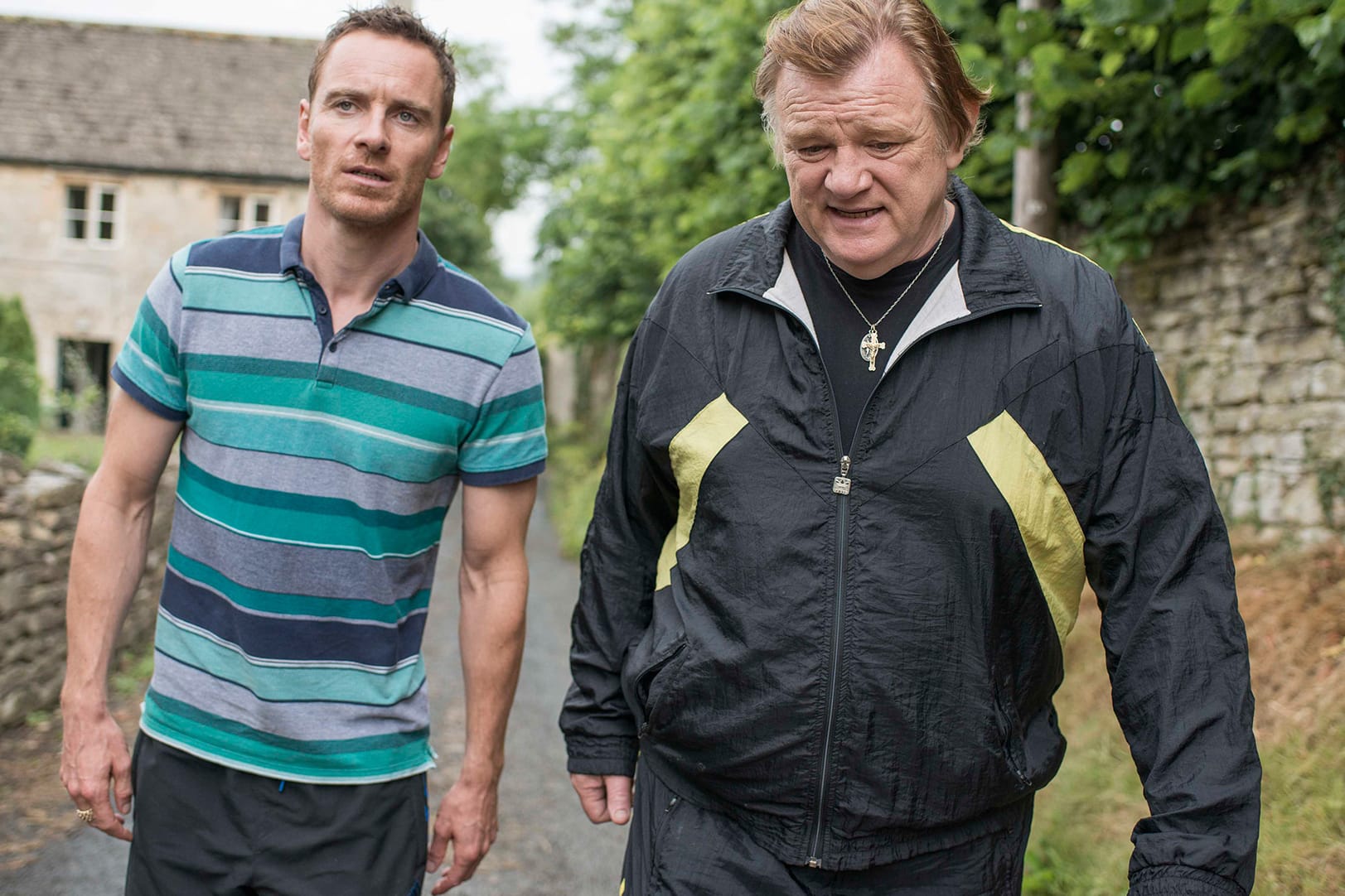 Michael Fassbender und Brendan Gleeson in "Das Gesetz der Familie".