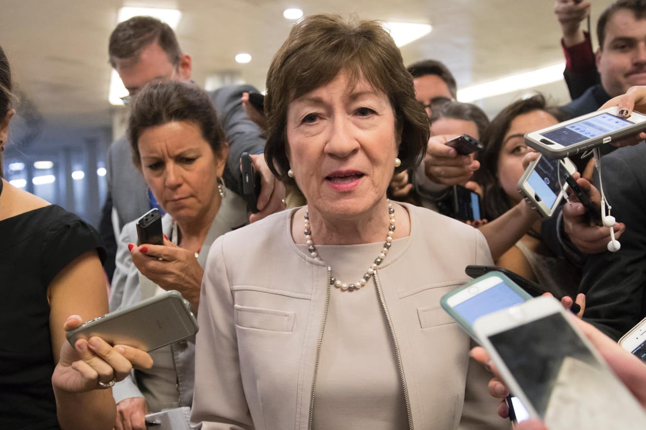 Die republikanische Senatorin Susan Collins wurde beim Lästern erwischt.