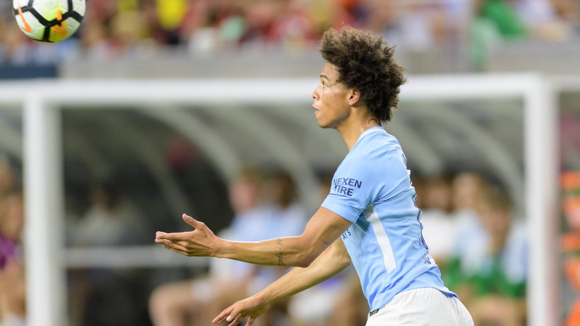 Leroy Sané beim Duell mit Manchester United beim International Champions Cup in den USA.