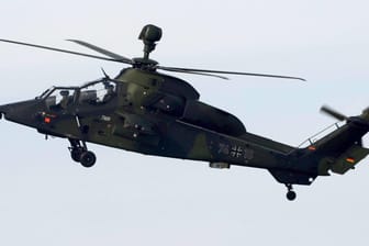 Bei dem abgestürzten Helikopter handelt es sich um einen Kampfhubschrauber des Typs Tiger.