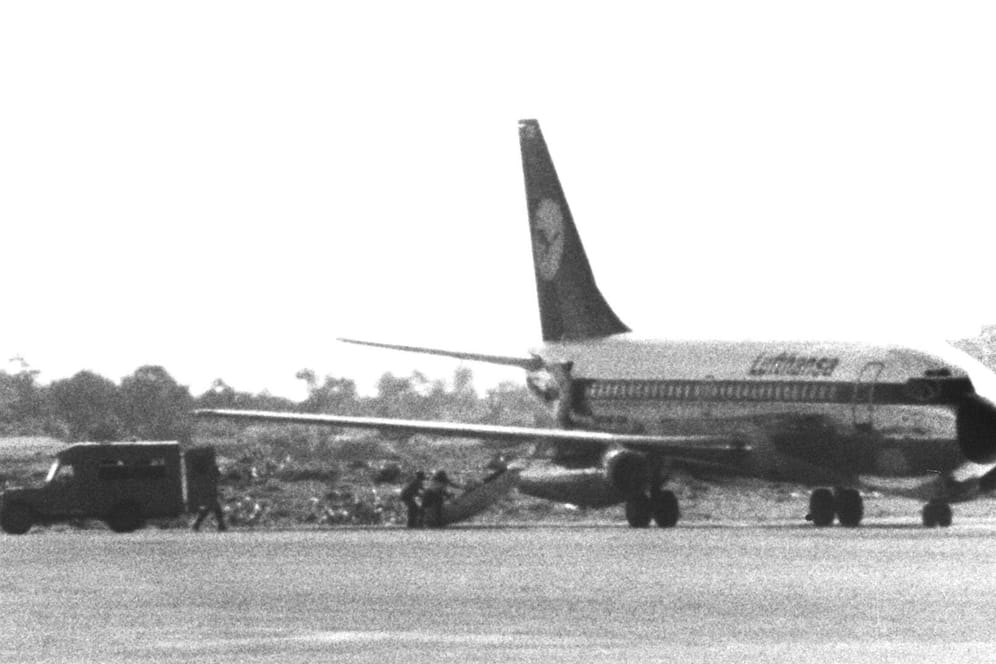 Die Lufthansa-Maschine "Landshut" 1977 in Mogadischu