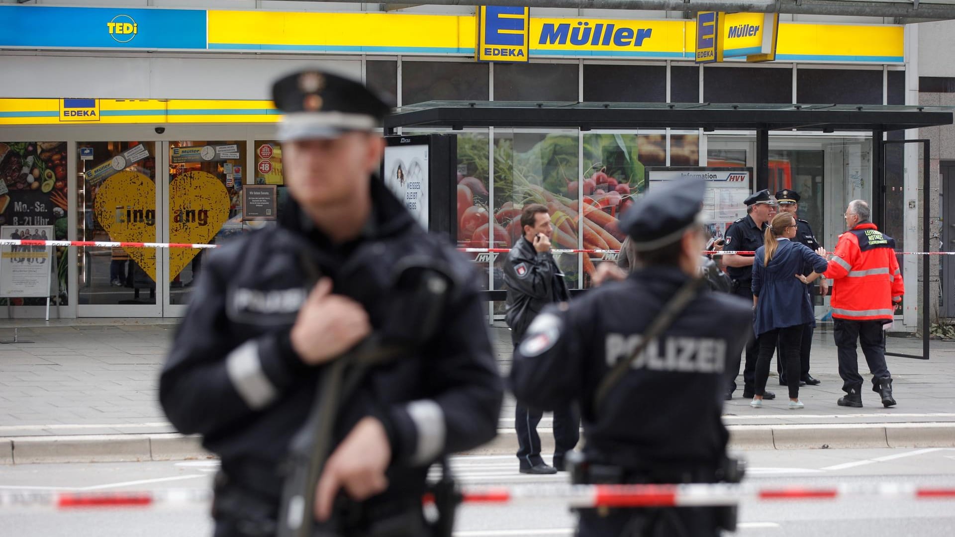 Messerattacke in Supermarkt in Hamburg