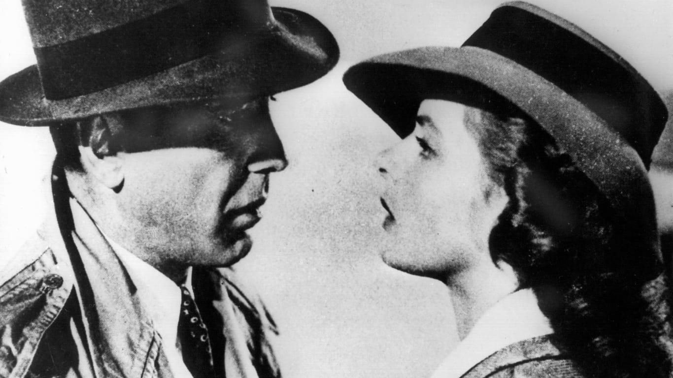 Humphrey Bogart als Rick und Ingrid Bergman als Ilsa in dem Filmklassiker "Casablanca" (1942)