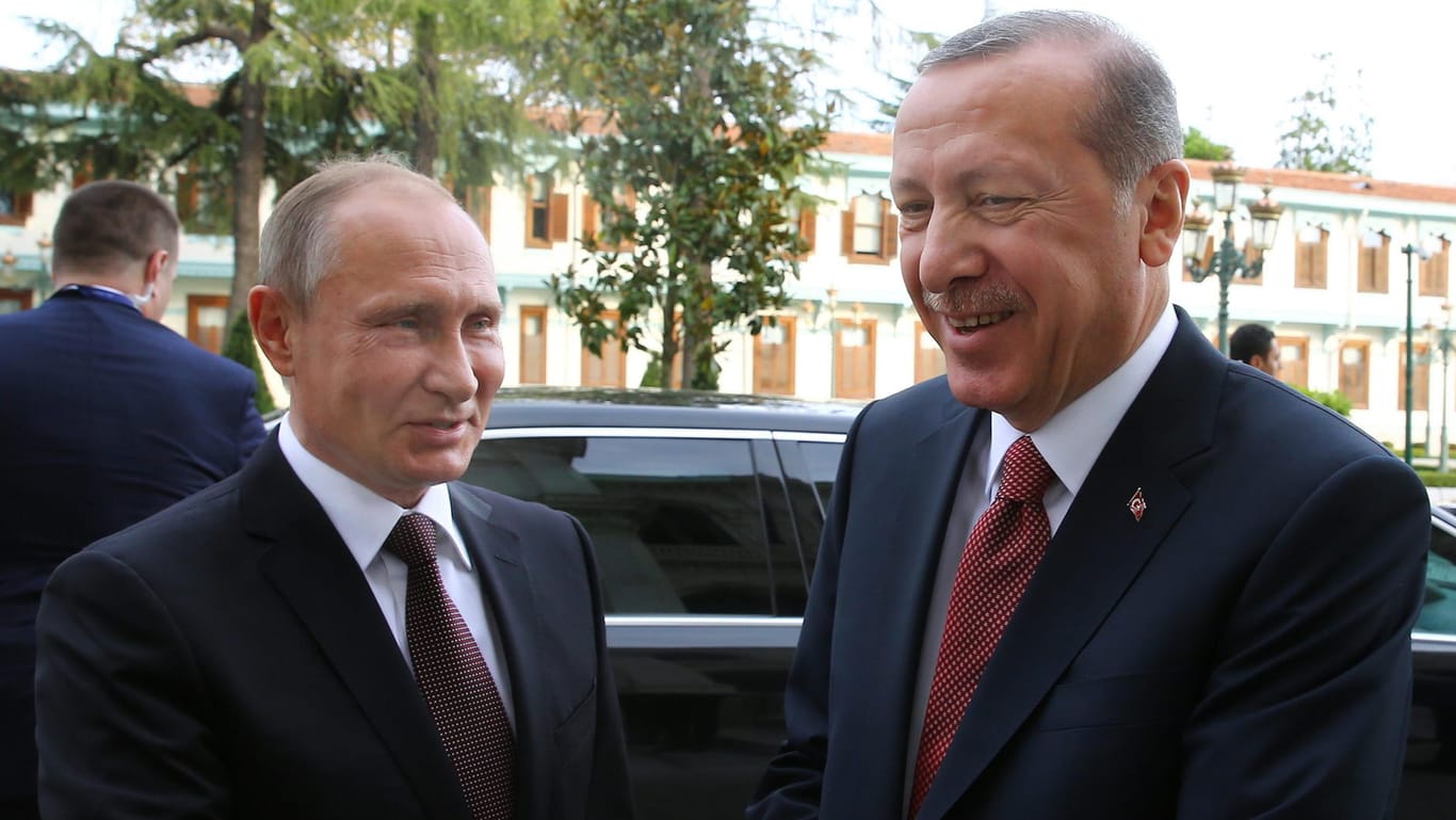 Vladimir Putin und Recep Tayyip Erdogan