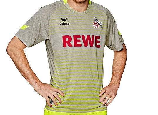 Der 1. FC Köln kommt in dieser Saison in seinem Drittjersey ungewöhnlich schrill daher.