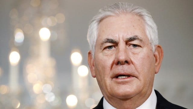 Ein Regierungswechsel in Nordkorea sei nicht das Ziel der USA, sagt US-Außenminister Rex Tillerson. Ein Regierungswechsel in Nordkorea sei nicht das Ziel der USA, sagt US-Außenminister Rex Tillerson.