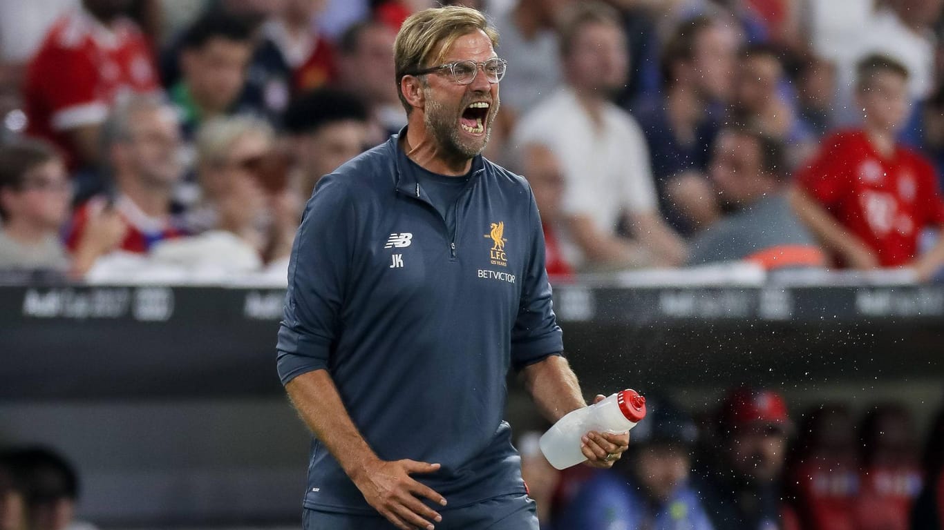 Liverpool-Trainer Jürgen Klopp war mit dem Spiel seiner Elf im Finale nicht zufrieden.
