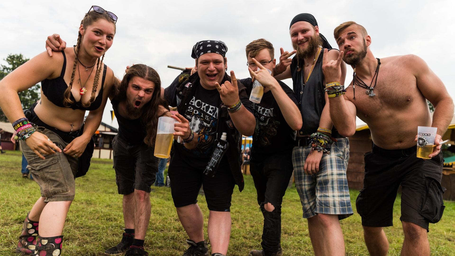 Diese Truppe aus Hamburg, Mainz und Wiesbaden ist bereit zum Abrocken.