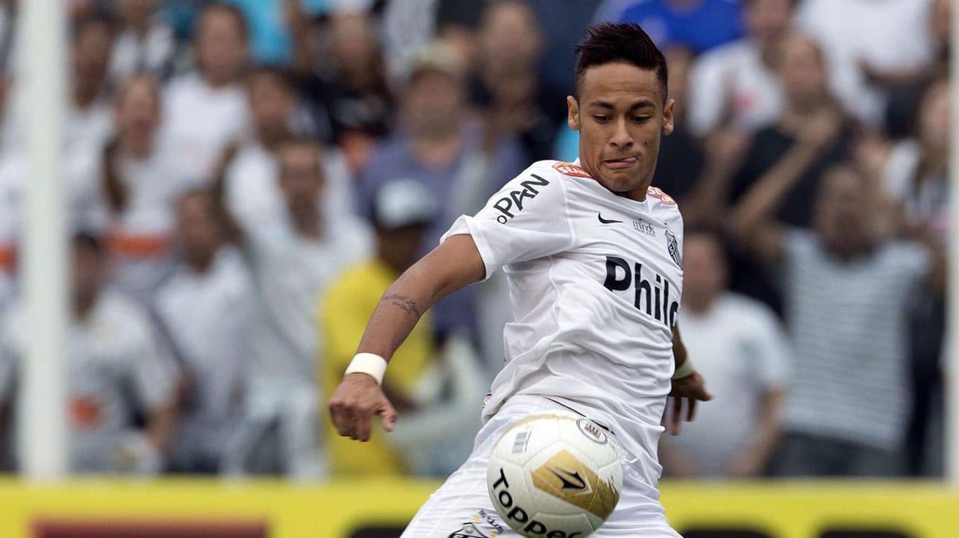 Neymar spielte bis 2013 beim FC Santos.