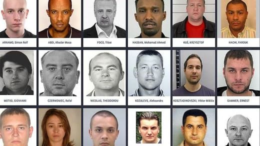 Europol will auf flüchtige Verbrecher in Europa aufmerksam machen.