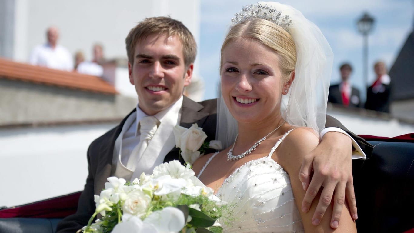 2010 schworen sich Claudia und Philipp Lahm die ewige Liebe.