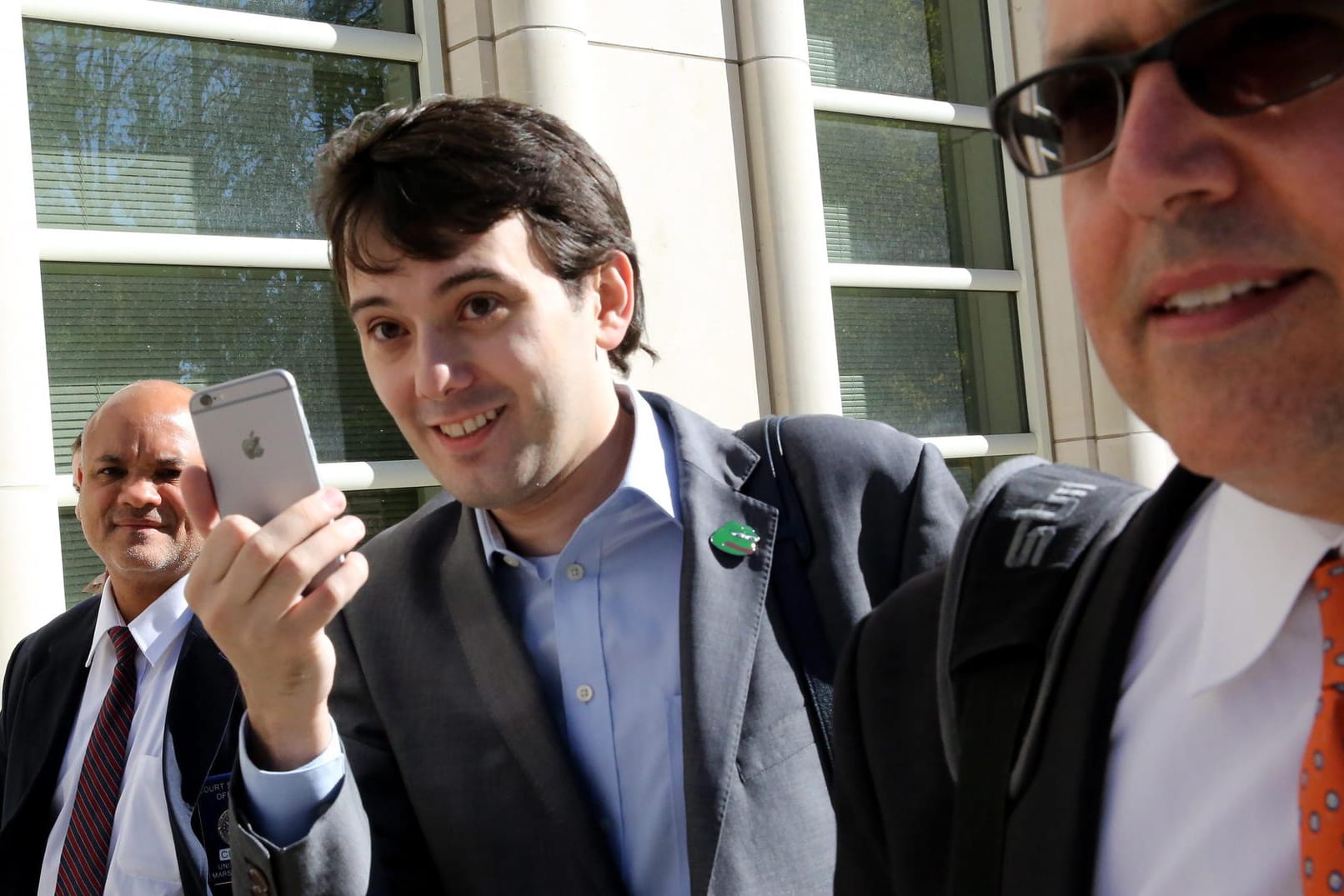 Martin Shkreli war vor dem Urteil gut drauf – und war auch danach noch gut gelaunt.