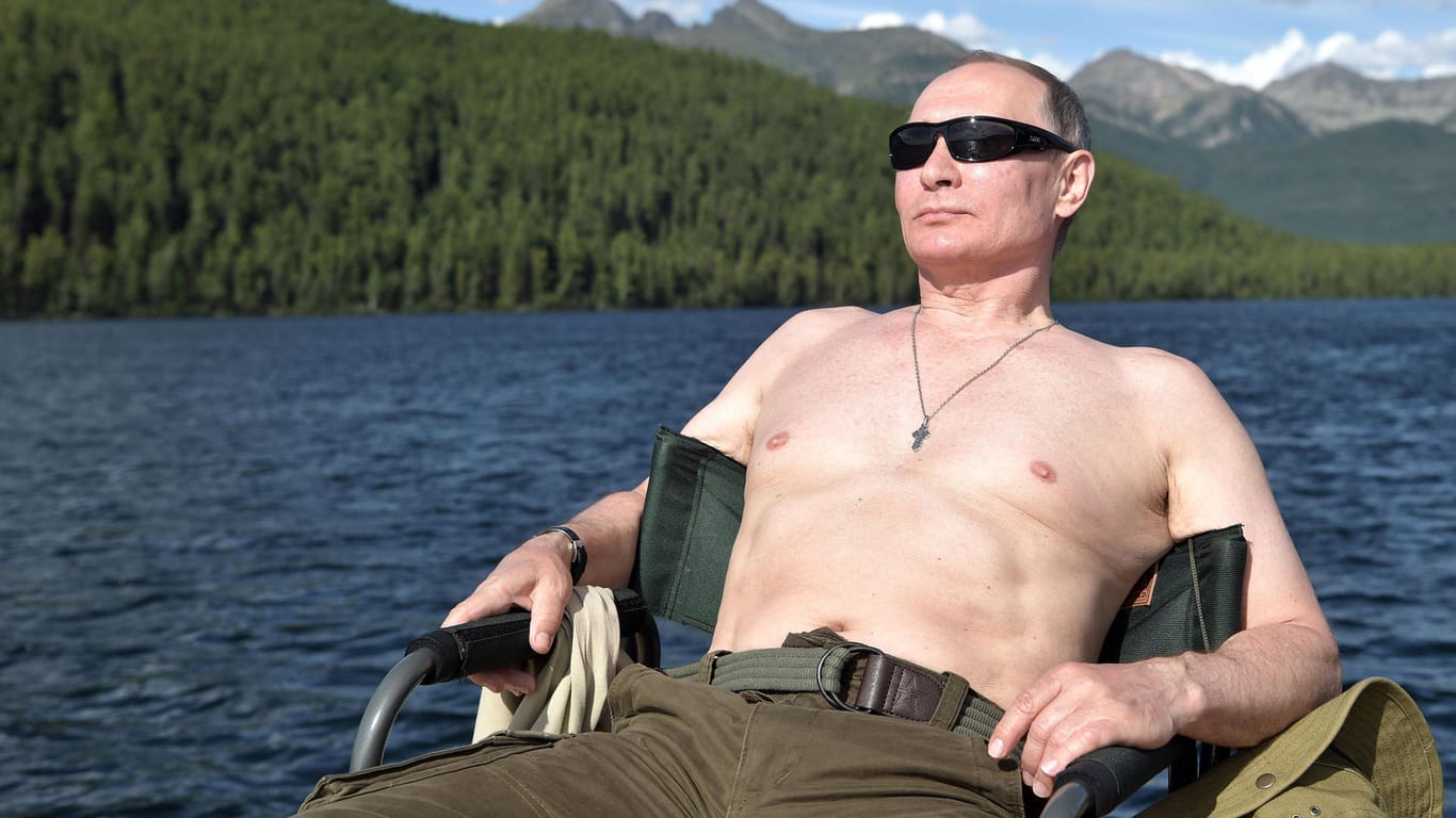 Wladimir Putin lässt die Seele baumeln.