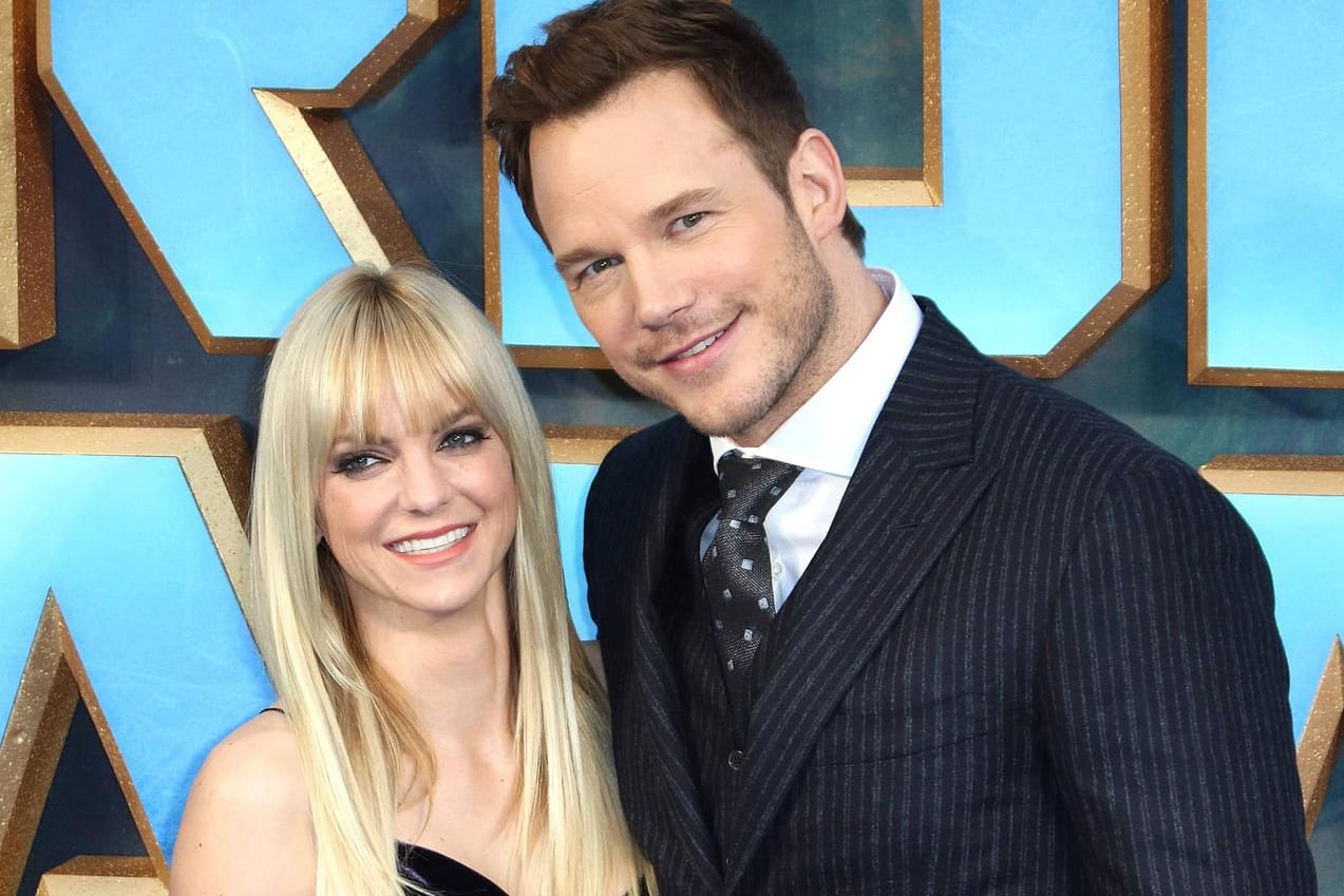 Anna Faris und Chris Pratt bei der ''Guardians Of Galaxy'' Premiere.