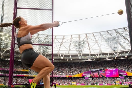 Kathrin Klaas kam bei ihrer siebten WM in der Qualifikation auf 70,33 Meter.