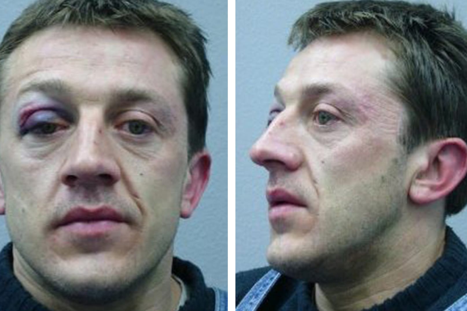 Die Polizei Sachsen veröffentlichte das Fahndungsfoto des Tatverdächtigen Mike Welzel, der auf der Flucht vor der Polizei einen Streifenwagen gerammt und Schüsse abgegeben haben soll.