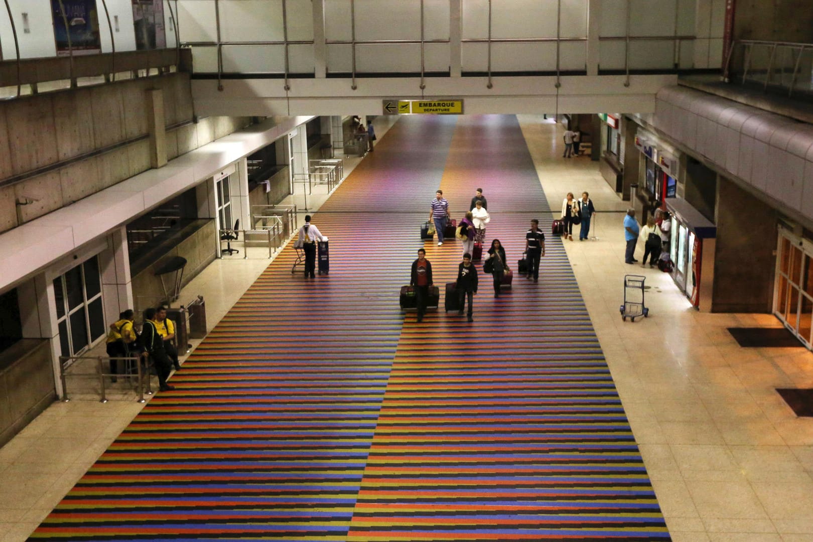Am Flughafen in Caracas kam es zu einer Bluttat.