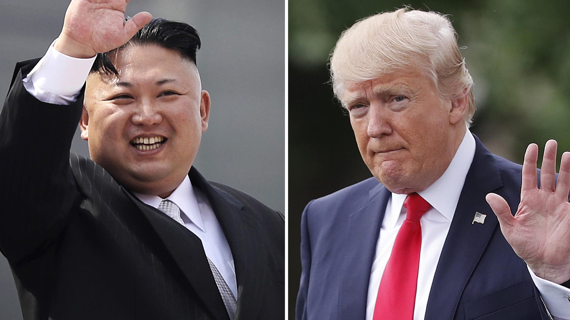 Der nordkoreanische Machthaber Kim Jong Un und US-Präsident Donald Trump streiten wegen Nordkoreas Atomprogramm. Der nordkoreanische Machthaber Kim Jong Un und US-Präsident Donald Trump streiten wegen Nordkoreas Atomprogramm.