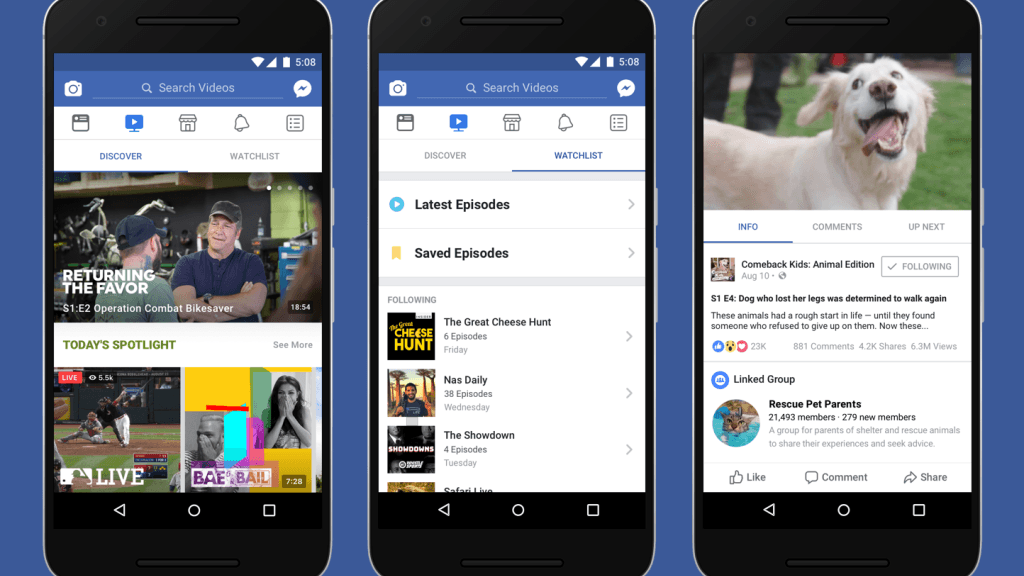 Mit Watch will Facebook der Videoplattform Youtube Konkurrenz machen.