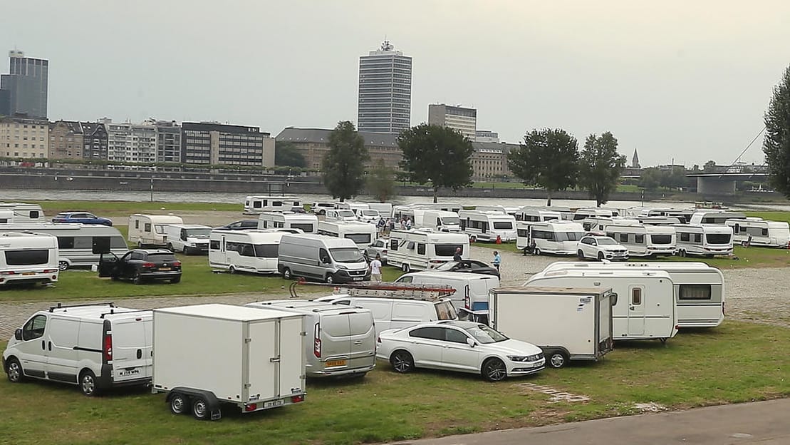 Die irischen Traveller-Bewegung bewegte sich von Düsseldorf in Richtung Westen.