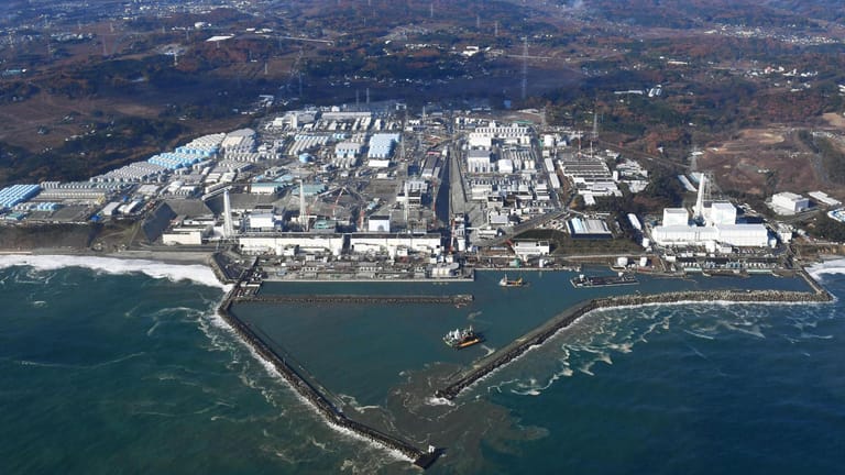 Das Atomkraftwerk im japanischen Fukushima (Archivbild). Bei Bauarbeiten in der Nähe des beschädigten Akw haben Arbeiter eine Bombe gefunden.