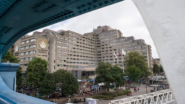 Die deutschen Athleten waren zunächst in London in einem großen Hotel untergebracht.