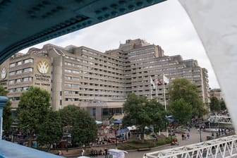 Die deutschen Athleten waren zunächst in London in einem großen Hotel untergebracht.