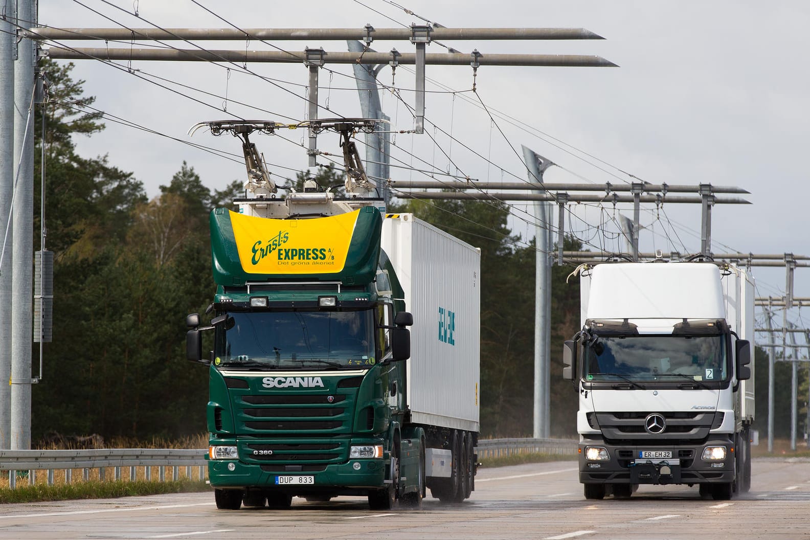 Schiene ohne Gleise: Der eHighway ist eine zuverlässige und umweltschonende Alternative zum Transport mit herkömmlichen Lkw.