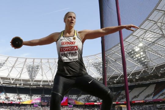 Steht bei der Leichtathletik-WM in London im Finale: Diskuswerferin Julia Harting.