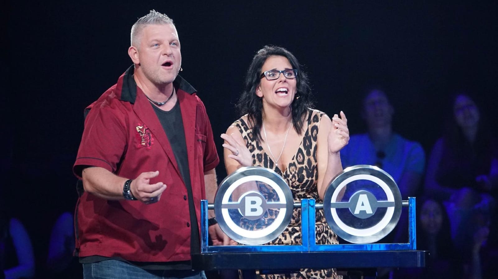 Kandidaten-Ehepaar Christian und Alicia gaben bereits in der ersten Runde alles.