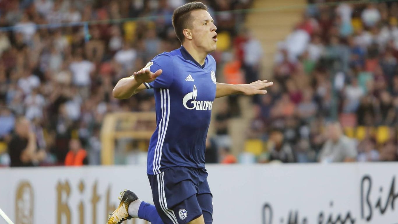 Jewhen Konoplyanka rettete Schalke mit seinen beiden Treffern in der Schlussphase.