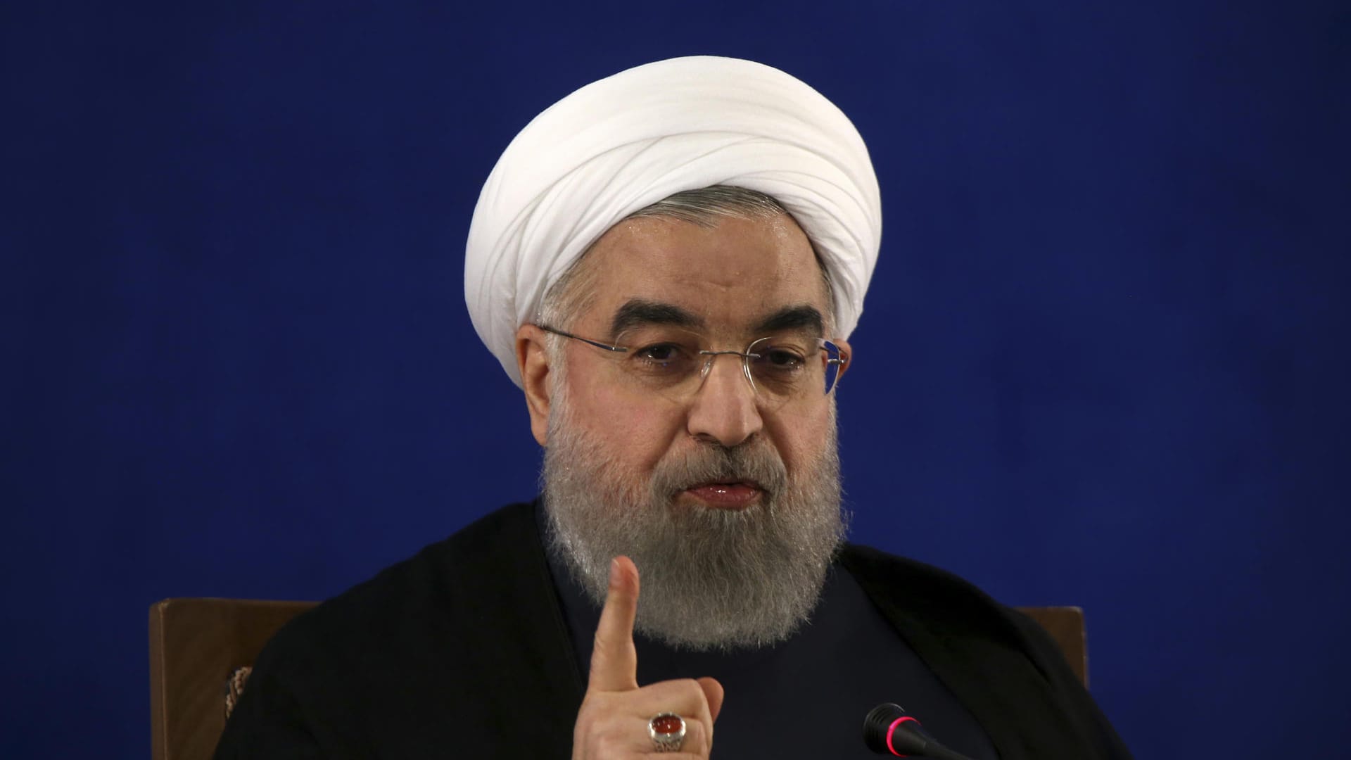 Der iranische Präsident Hassan Ruhani Der iranische Präsident Hassan Ruhani