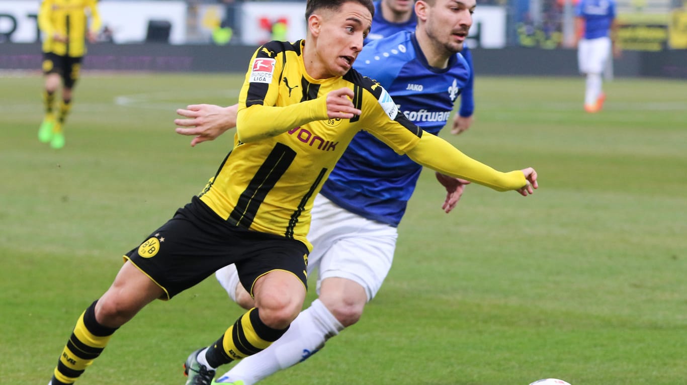 Emre Mor (vo.) absolvierte bisher 12 Bundesligapartien für den BVB.