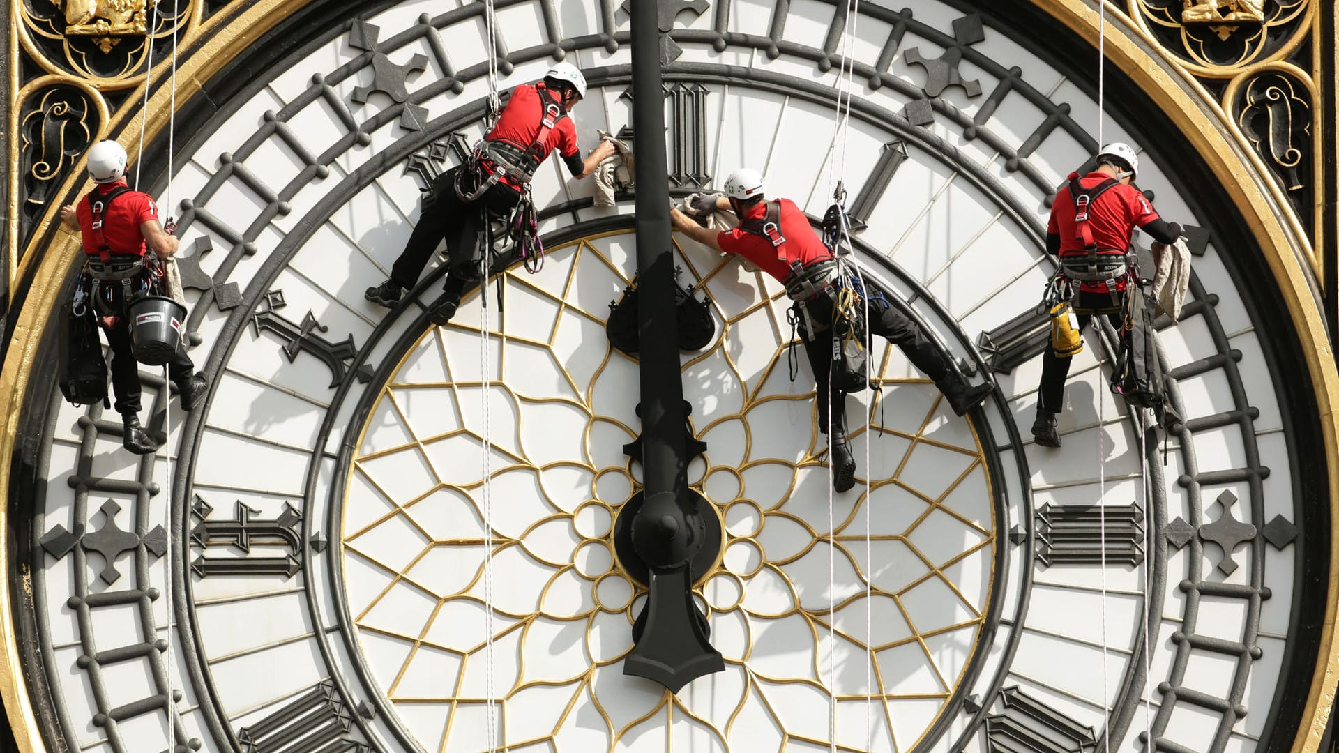 Reparaturarbeiten am Big Ben