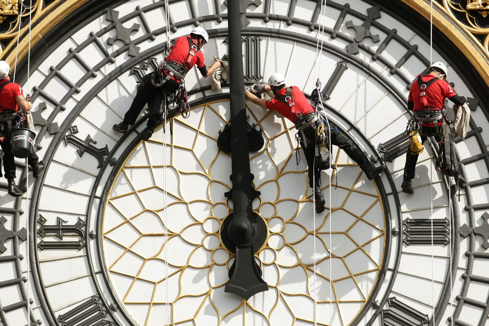 Reparaturarbeiten am Big Ben