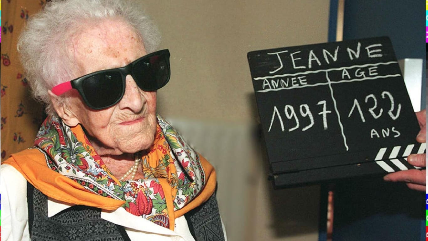 Jeanne Calment: Die bisher älteste Frau der Welt lebte bis 1997.