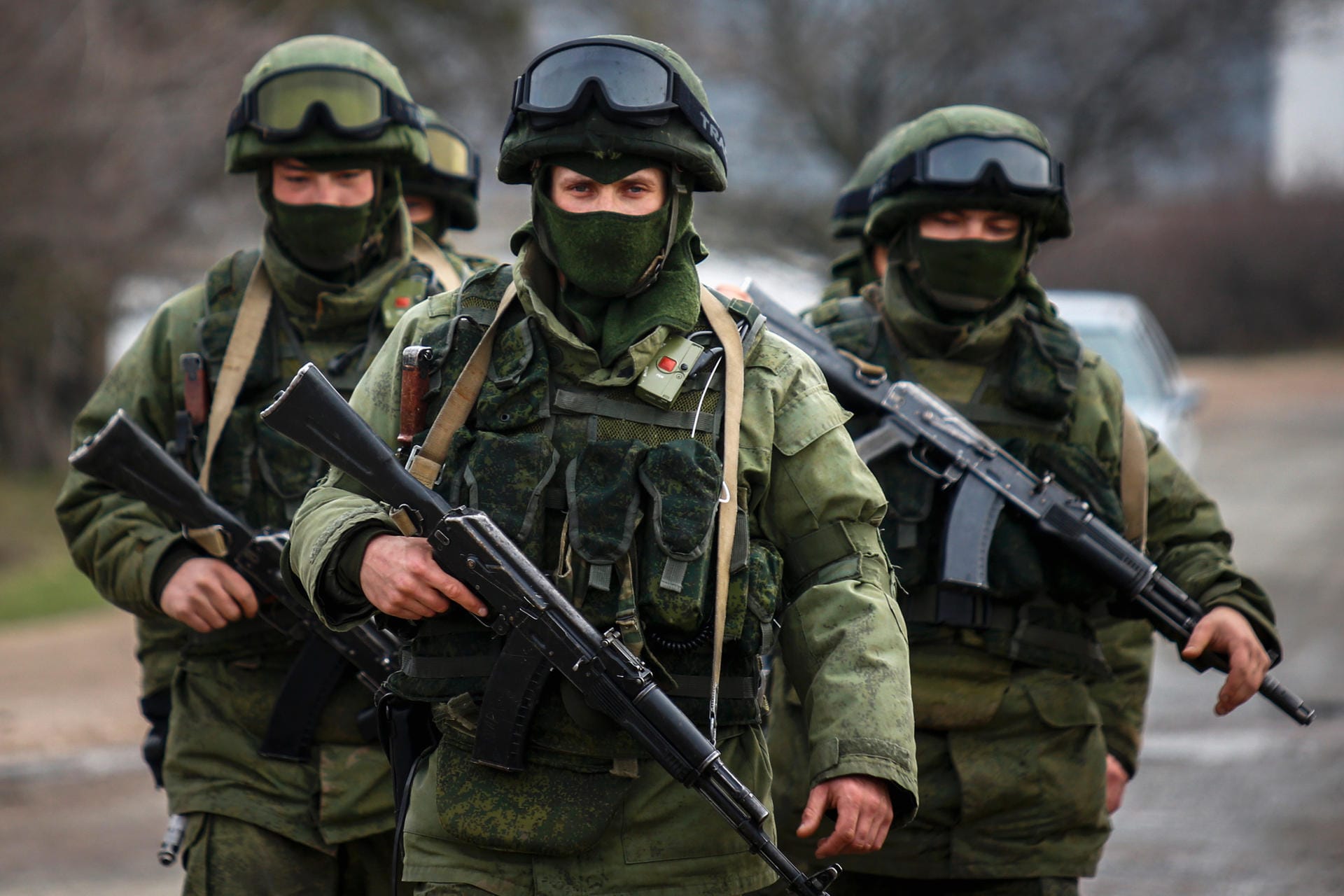 Die sogenannten "grünen Männchen" erschienen im März 2014 auf der Krim – Soldaten ohne Kennzeichnung übernahmen die Kontrolle der Halbinsel. Dann annektierte Russland das ukrainische Gebiet.