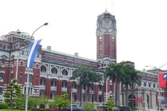 Wache vor dem Präsidentenpalast in Taiwan angegriffen