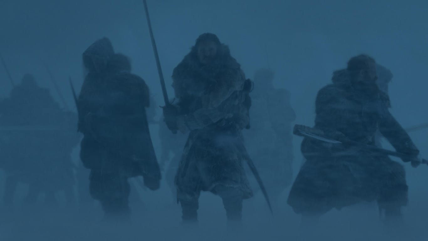 Jon und seine Crew sind auf dem Weg zu den Weißen Wanderern und dem Nachtkönig.