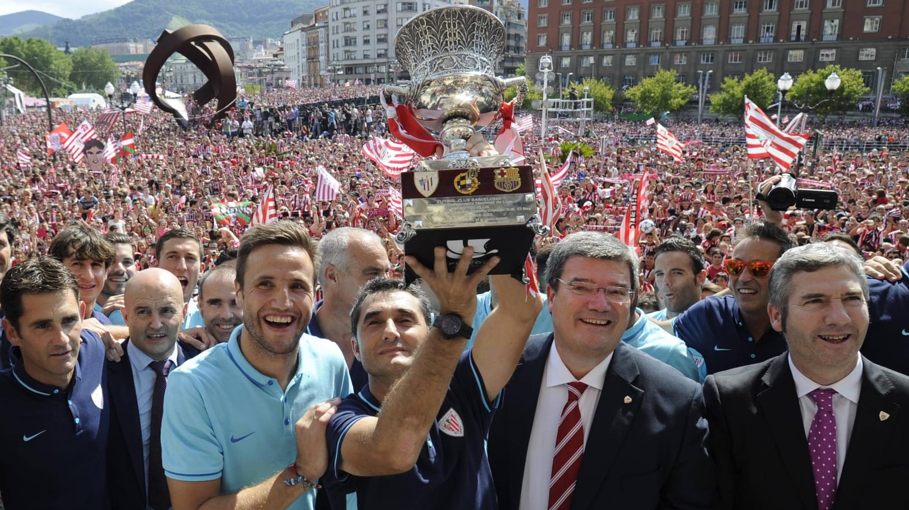 Größter Erfolg: Der Gewinn des spanischen Supercups 2015.